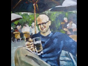 Portrait of Orsatti (with beer)