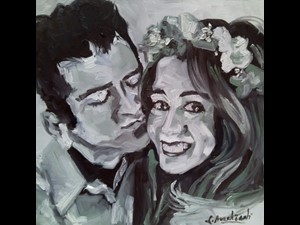 Portrait of Danielle Livrari and Roberto Farina