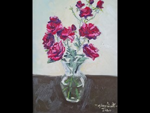 Red Roses's Vase